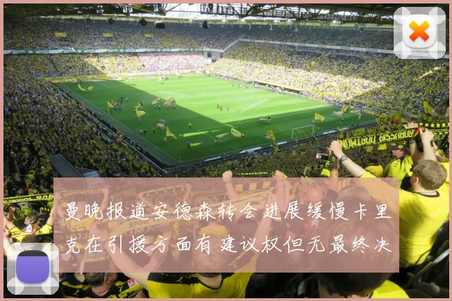 曼晚报道安德森转会进展缓慢卡里克在引援方面有建议权但无最终决定权